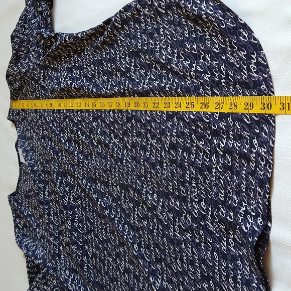 Cabi navy long sleeves tunic blouse size small oversized - Picture 11 of 14